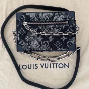 Louis Vuitton Monogram Tapestry Mini Soft Trunk design by Virgil Abloh.